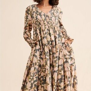 Let Me Be Floral Long Sleeve Dress